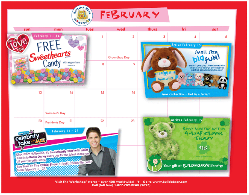 Here is the United States and Canadian February 2011 Calendar of Events in 